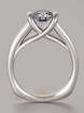 Помолвочное кольцо VGPK0057 из Белое золото от Ювелирный Дом Версаль 1