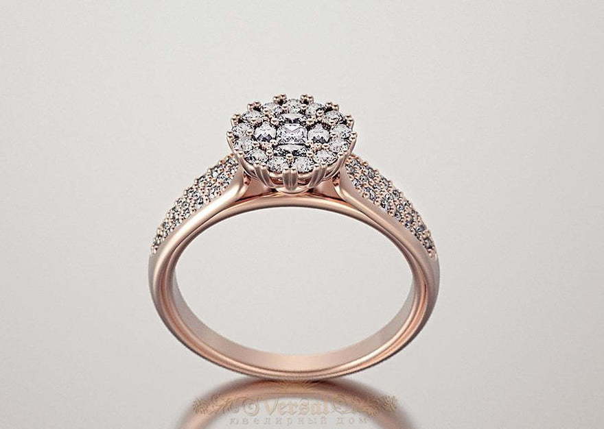 Помолвочное кольцо VGPK0089 из Розовое (красное) золото от Ювелирный Дом Версаль 1