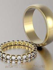 Обручальные кольца VGOK0027 из Желтое золото от Ювелирный Дом Версаль 1