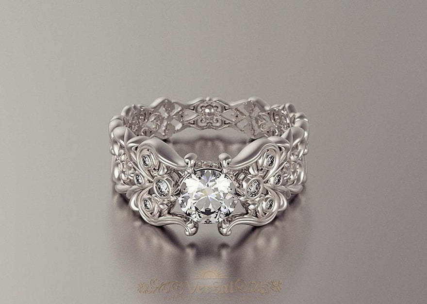 Помолвочное кольцо VGPK0092 из Белое золото от Ювелирный Дом Версаль 1