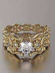 Помолвочное кольцо VGPK0092 из Желтое золото от Ювелирный Дом Версаль 1