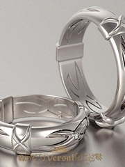 Обручальные кольца VGOK0136 из Белое золото, Платина от Ювелирный Дом Версаль 1