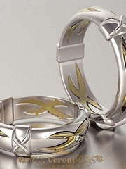 Обручальные кольца VGOK0136 из Комбинированные от Ювелирный Дом Версаль 1