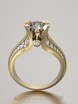 Помолвочное кольцо VGPK0004 из Желтое золото от Ювелирный Дом Версаль 1