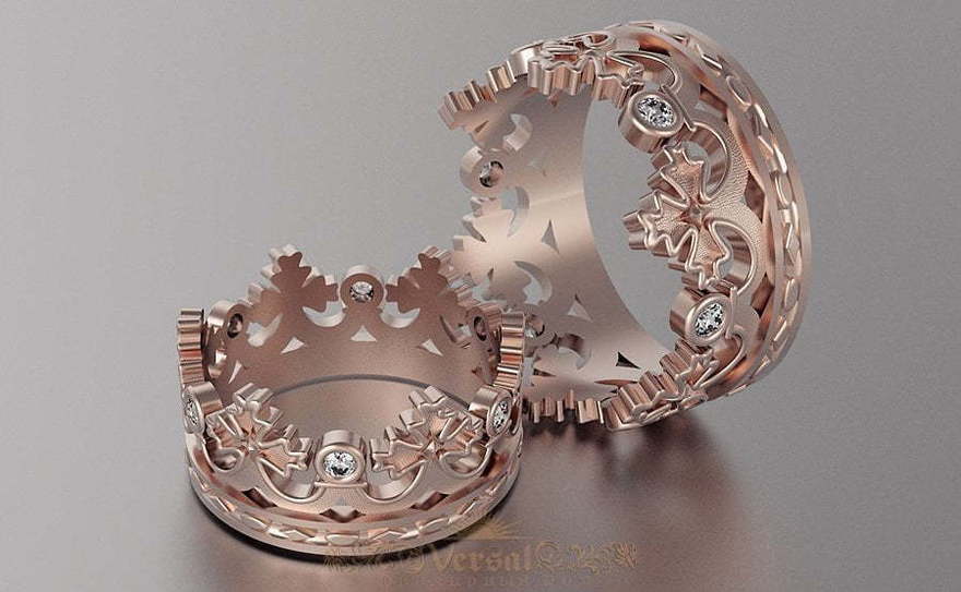 Обручальные кольца VGOK0035 из Розовое (красное) золото от Ювелирный Дом Версаль 1