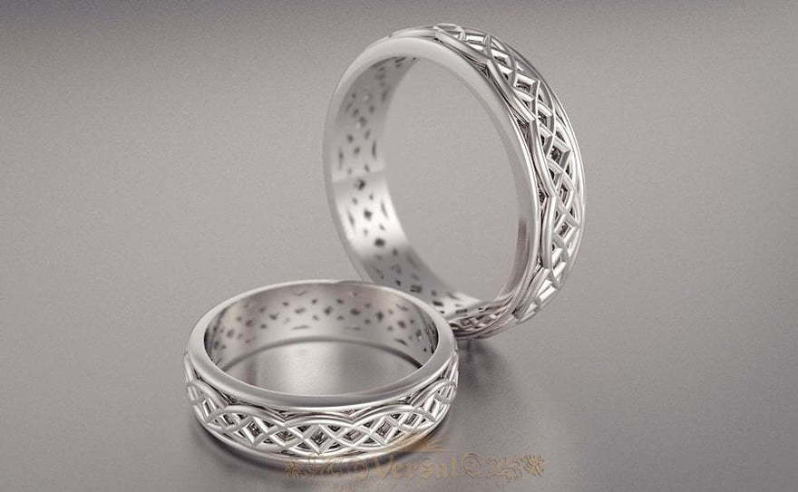 Обручальные кольца VGOK0079 из Белое золото, Платина от Ювелирный Дом Версаль 1