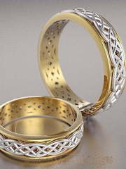 Обручальные кольца VGOK0079 из Комбинированные от Ювелирный Дом Версаль 1