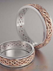 Обручальные кольца VGOK0079 из Комбинированные от Ювелирный Дом Версаль 2