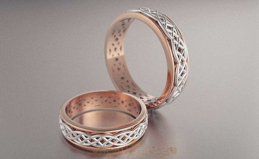 Обручальные кольца VGOK0079 из Комбинированные от Ювелирный Дом Версаль 4