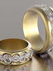 Обручальные кольца VGOK0098 из Комбинированные от Ювелирный Дом Версаль 5