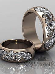 Обручальные кольца VGOK0142 из Комбинированные от Ювелирный Дом Версаль 1