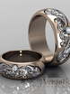 Обручальные кольца VGOK0142 из Комбинированные от Ювелирный Дом Версаль 1