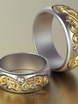 Обручальные кольца VGOK0142 из Комбинированные от Ювелирный Дом Версаль 2