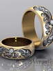 Обручальные кольца VGOK0142 из Комбинированные от Ювелирный Дом Версаль 4