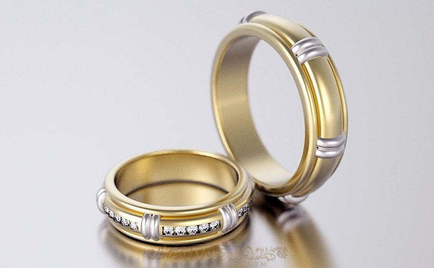 Обручальные кольца VGOK0064 из Желтое золото от Ювелирный Дом Версаль 1