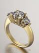 Помолвочное кольцо VGPK0039 из Желтое золото от Ювелирный Дом Версаль 1