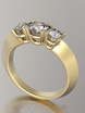 Помолвочное кольцо VGPK0037 из Желтое золото от Ювелирный Дом Версаль 1