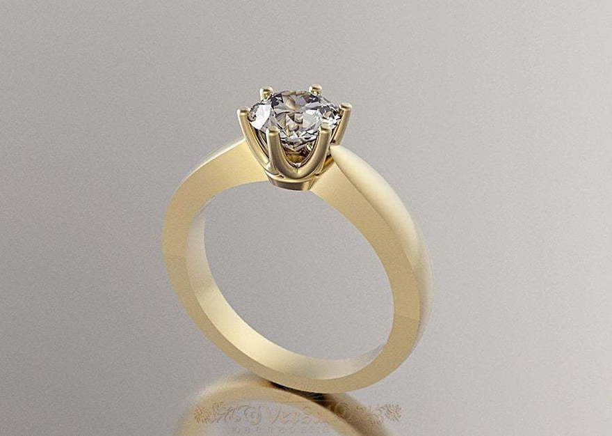 Помолвочное кольцо VGPK0033 из Желтое золото от Ювелирный Дом Версаль 1