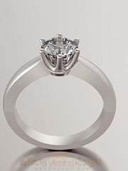 Помолвочное кольцо VGPK0033 из Белое золото от Ювелирный Дом Версаль 1