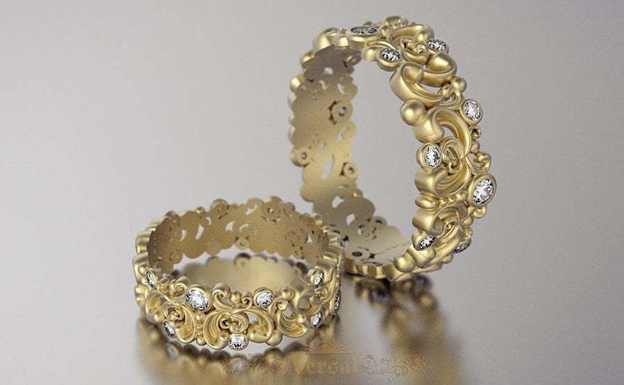 Обручальные кольца VGOK0093 из Желтое золото от Ювелирный Дом Версаль 1