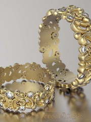 Обручальные кольца VGOK0093 из Желтое золото от Ювелирный Дом Версаль 1