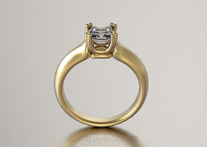 Помолвочное кольцо из желтого золота VGPK0052 из Желтое золото от Ювелирный Дом Версаль 1