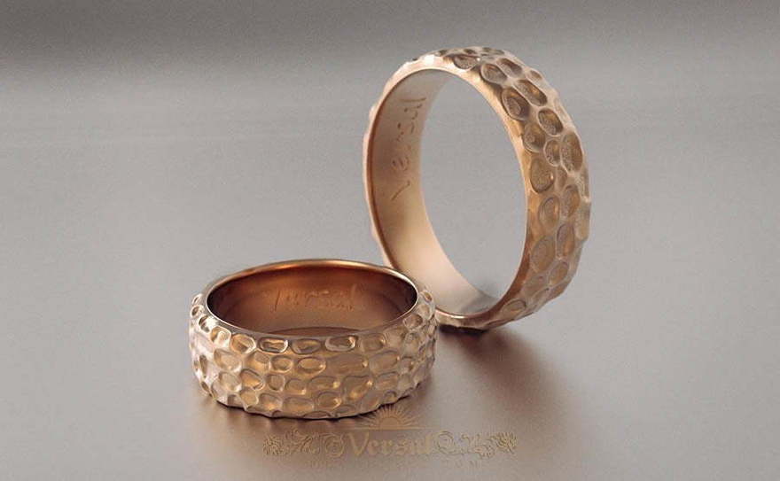 Обручальные кольца из красного золотаVGOK0121 из Розовое (красное) золото от Ювелирный Дом Версаль 1