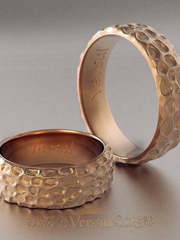Обручальные кольца из красного золотаVGOK0121 из Розовое (красное) золото от Ювелирный Дом Версаль 1