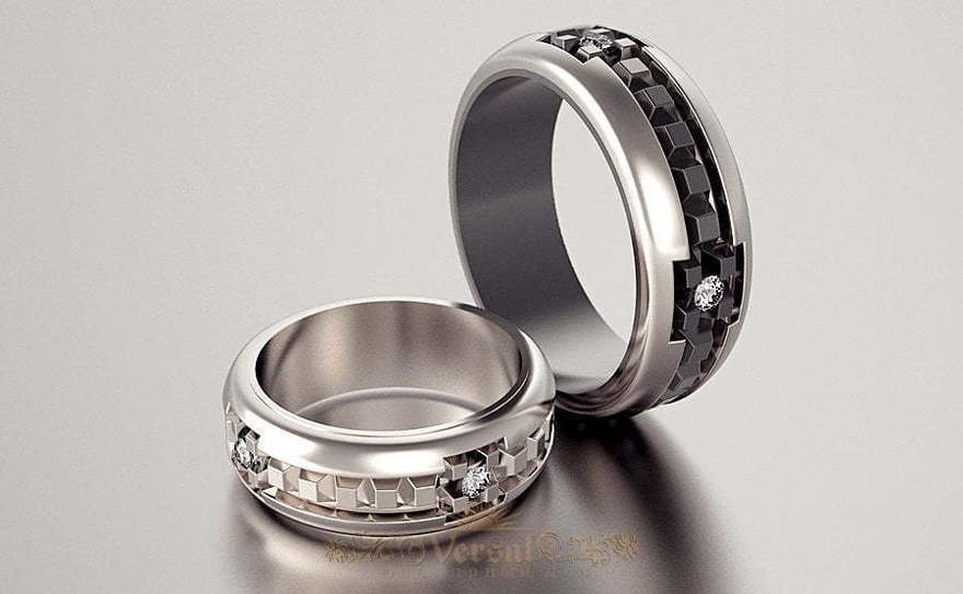 Обручальные кольца VGOK0072 из Белое золото, Платина от Ювелирный Дом Версаль 1