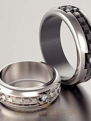 Обручальные кольца VGOK0072 из Белое золото, Платина от Ювелирный Дом Версаль 1