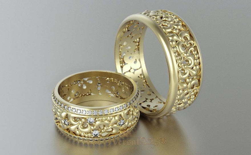 Обручальные кольца VGOK0150 из Желтое золото от Ювелирный Дом Версаль 1
