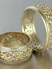 Обручальные кольца VGOK0150 из Желтое золото от Ювелирный Дом Версаль 1