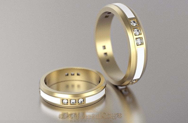 Обручальные кольца из желтого золота VGOK0003 из Желтое золото от Ювелирный Дом Версаль 2
