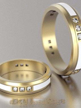 Обручальные кольца из желтого золота VGOK0003 из Желтое золото от Ювелирный Дом Версаль 2
