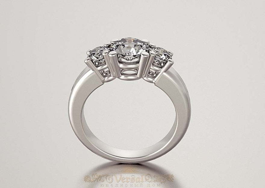 Помолвочное кольцо VGPK0038 из Белое золото, Платина от Ювелирный Дом Версаль 1