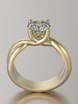 Помолвочное кольцо из желтого золота VGPK0060 из Желтое золото от Ювелирный Дом Версаль 1