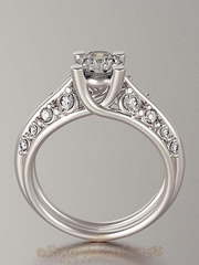 Помолвочные кольца VGPK0011 из Белое золото, Платина от Ювелирный Дом Версаль 1