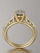 Помолвочные кольца из желтого золота VGPK0011 из Желтое золото от Ювелирный Дом Версаль 1