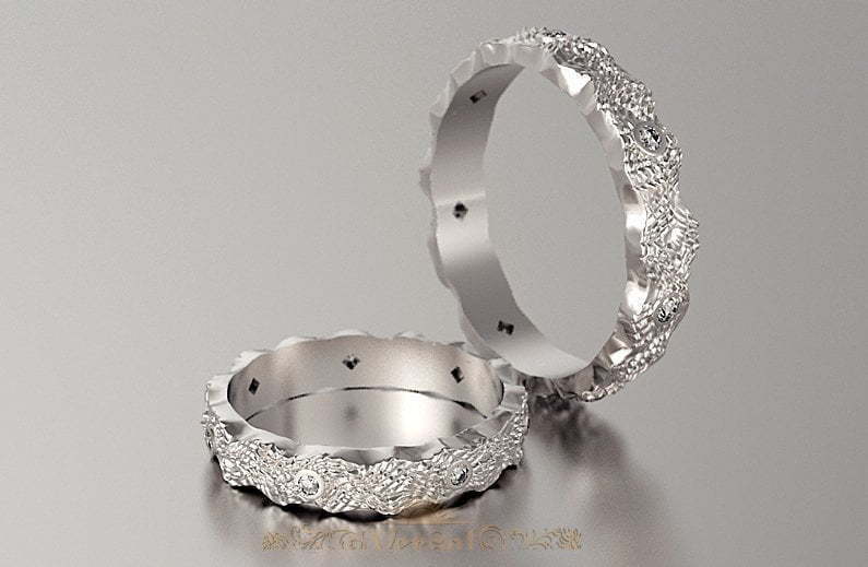 Обручальные кольца VGOK0015 из Белое золото, Платина от Ювелирный Дом Версаль 1