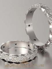 Обручальные кольца VGOK0015 из Белое золото, Платина от Ювелирный Дом Версаль 1