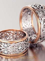 Обручальные кольца VGOK0177 из Комбинированные от Ювелирный Дом Версаль 2