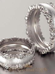 Обручальные кольца VGOK0088 из Белое золото, Платина от Ювелирный Дом Версаль 1