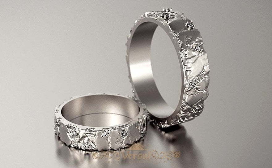 Обручальные кольца VGOK0069 из Белое золото, Платина от Ювелирный Дом Версаль 1