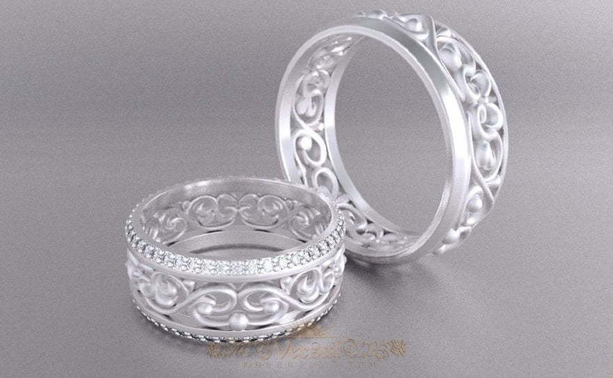 Обручальные кольца VGOK0182 из Белое золото, Платина от Ювелирный Дом Версаль 1