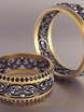 Обручальные кольца VGOK0182 из Комбинированные от Ювелирный Дом Версаль 3