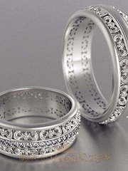 Обручальные кольца VGOK0103 из Белое золото, Платина от Ювелирный Дом Версаль 1