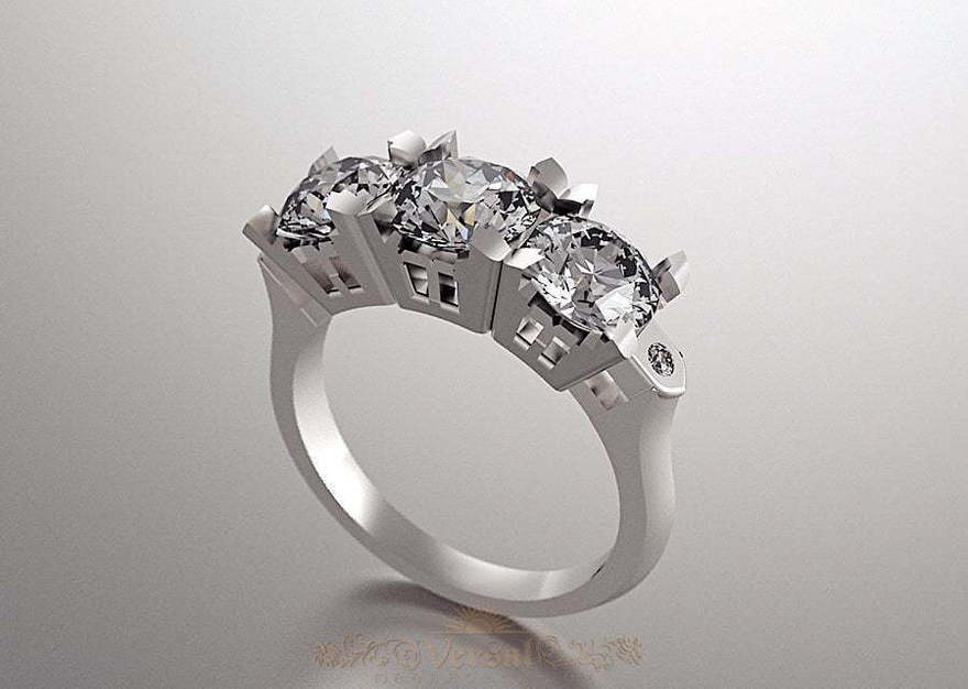 Помолвочное кольцо VGPK0040 из Белое золото, Платина от Ювелирный Дом Версаль 1