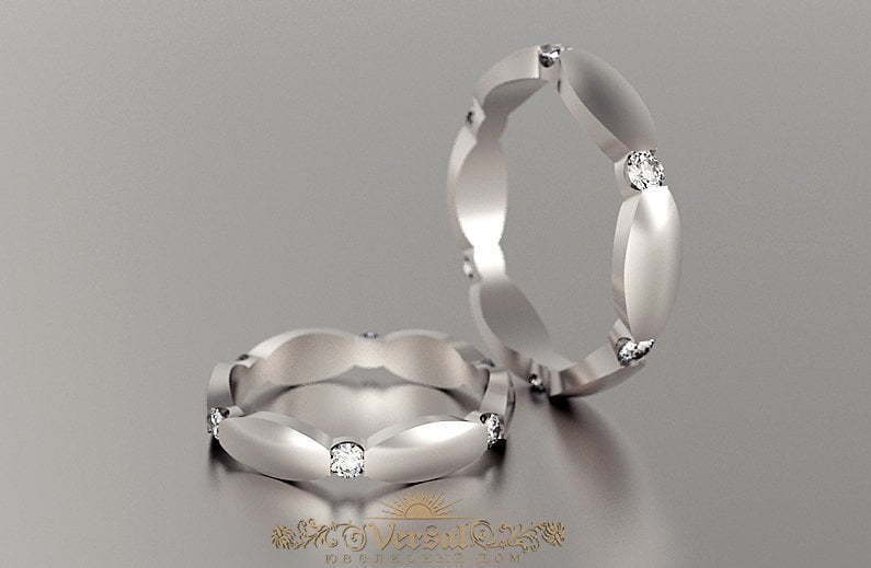 Обручальные кольца VGOK0053 из Белое золото, Платина от Ювелирный Дом Версаль 1
