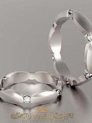 Обручальные кольца VGOK0053 из Белое золото, Платина от Ювелирный Дом Версаль 1