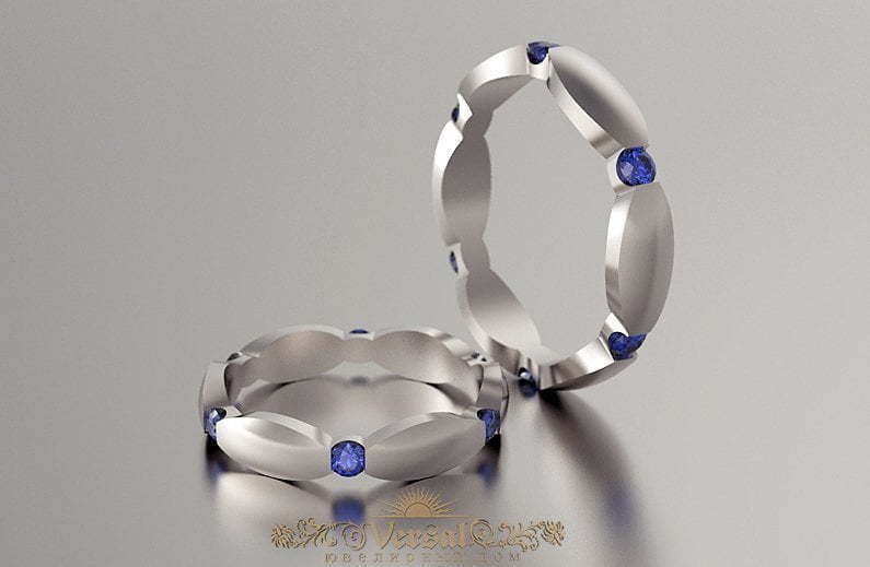 Обручальные кольца VGOK0053 из Белое золото, Платина от Ювелирный Дом Версаль 2